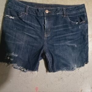 Simply Vera By Vera Wang Distressed Jean Shorts